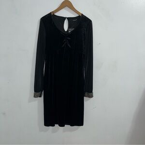 ANDREA  Black Long Sleeve Dress